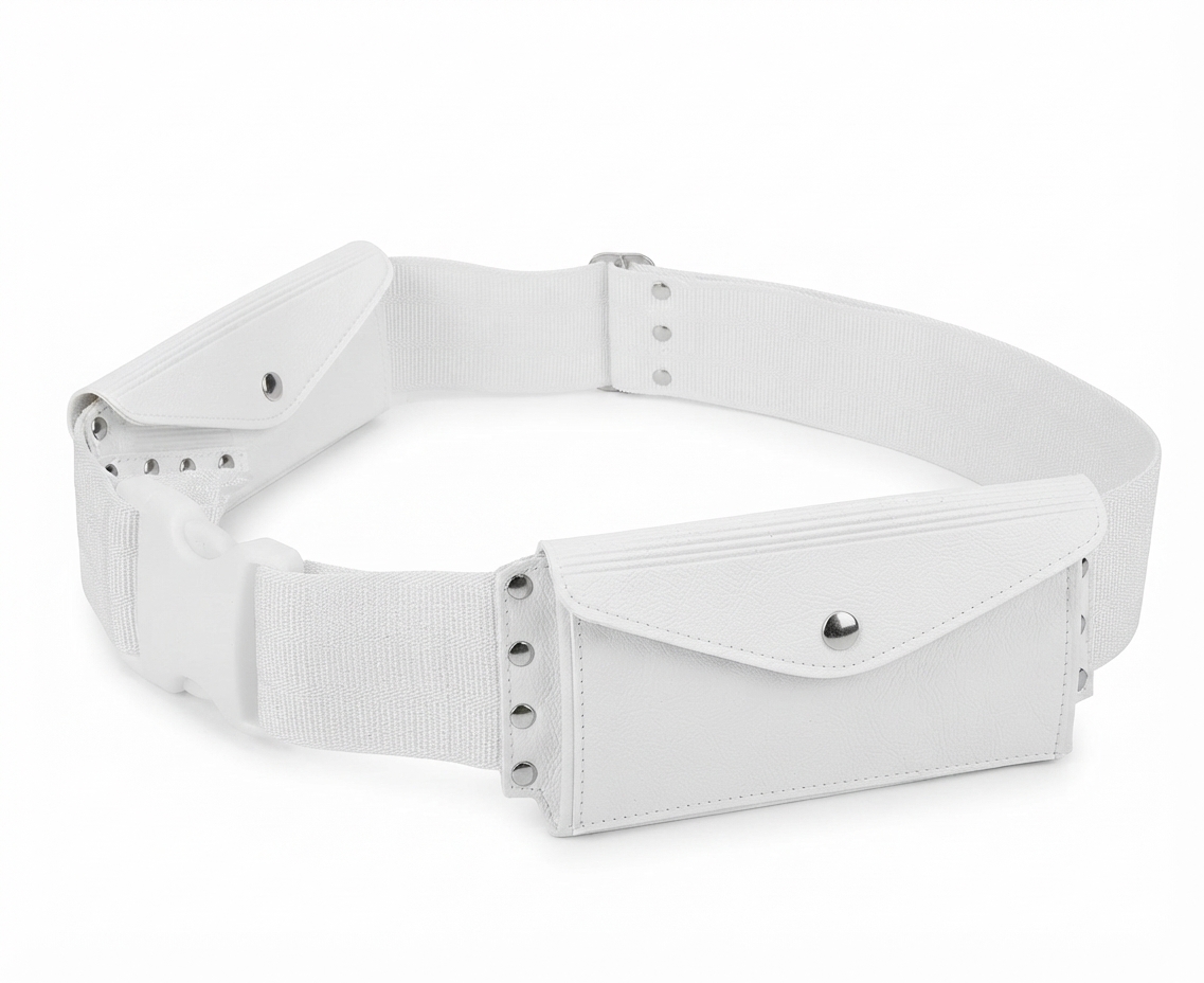 Hajj and Umrah Ihram Belt with Adjustable Size, Pockets, and Anti-Theft Arab Belt Hajj Waist Bag